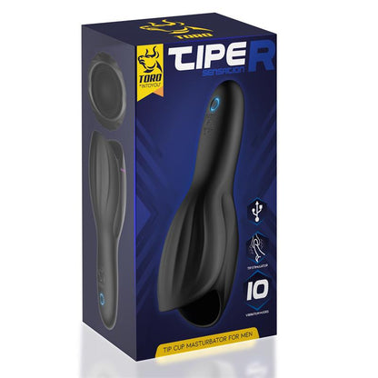 MINOTHOR - MASTURBADOR PARA HOMBRE TIPER TIP CUP DE SILICONA USB