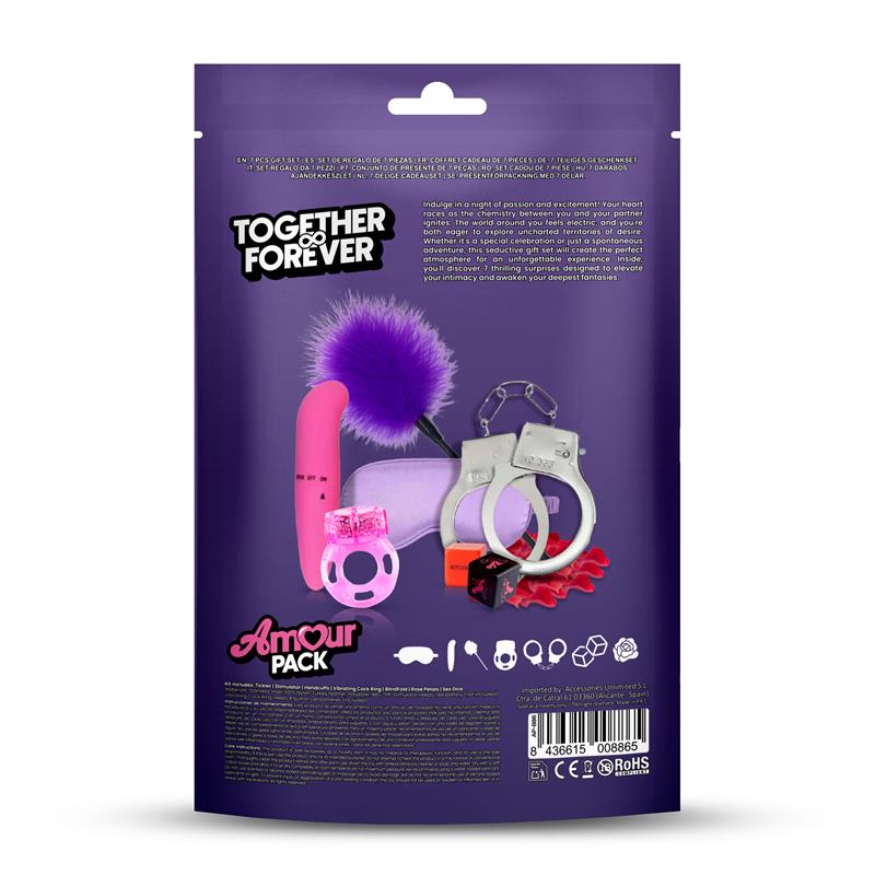 AMOUR PACK - TOGETHER & FOREVER 7 PCS. GIFT SET