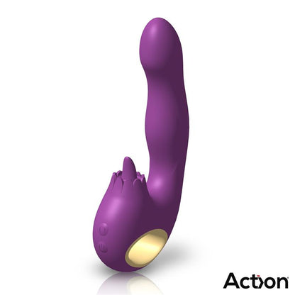 ACTION - TOKA VIBE WITH SWINGING 360º AND STIMULATING LICKING TONGUE