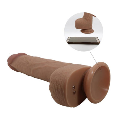 PRETTYLOVE - TOMMY REALISTIC DILDO WITH VIBRATION AND THRUSTING WITH REMOTE