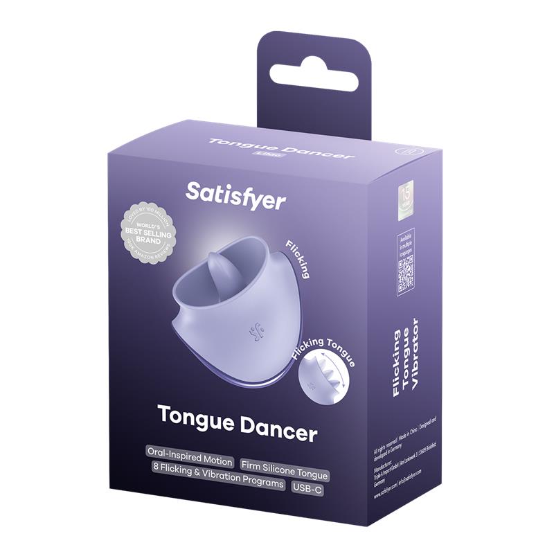 SATISFYER - TONGUE DANCER LILAC