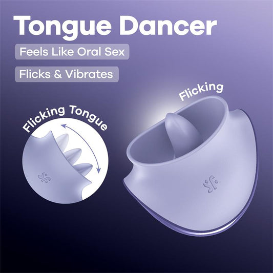 SATISFYER - TONGUE DANCER LILAC