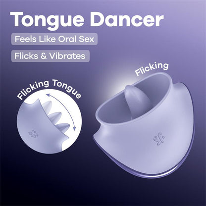SATISFYER - TONGUE DANCER LILAC