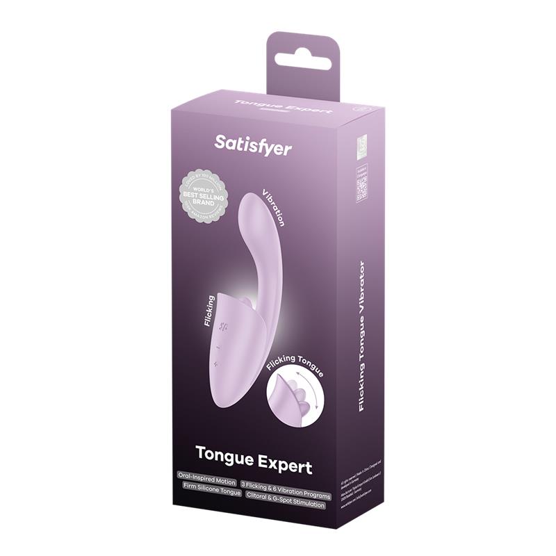 SATISFYER - TONGUE GENIUS PINK
