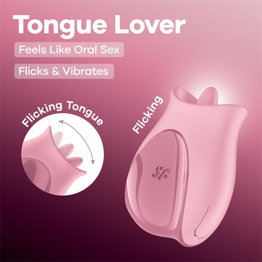 SATISFYER - TONGUE LOVER PINK