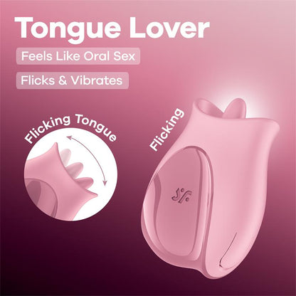 SATISFYER - TONGUE LOVER PINK