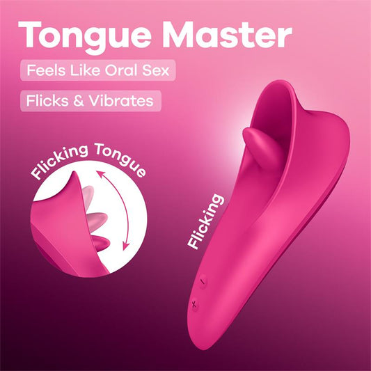 SATISFYER - TONGUE MASTER PINK