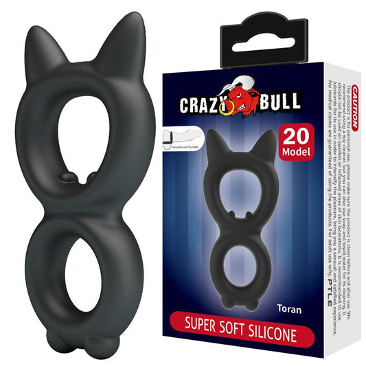 CRAZY BULL - TORAN DOUBLE PENIS RING MOD 20
