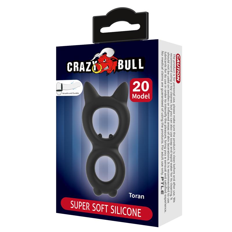 CRAZY BULL - TORAN DOUBLE PENIS RING MOD 20