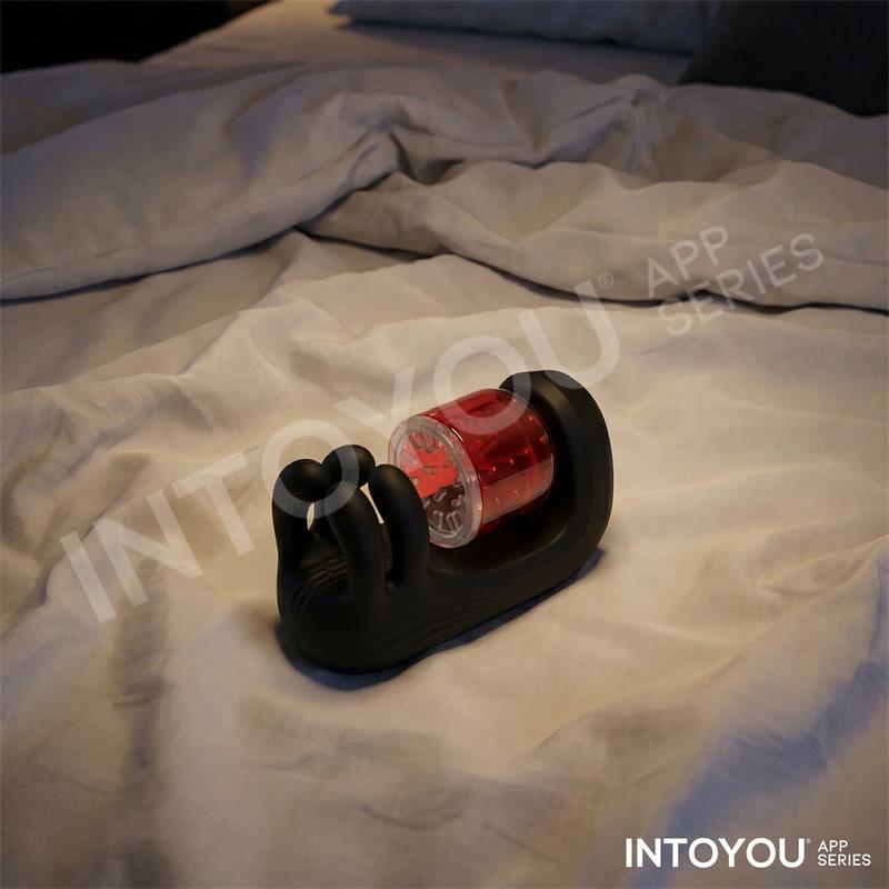 INTOYOU APP SERIES - TORKY COMPRESSING ROTATING MASTURBATOR WITH APP