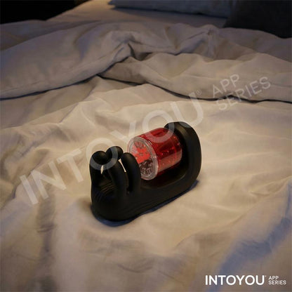 INTOYOU APP SERIES - TORKY COMPRESSING ROTATING MASTURBATOR WITH APP