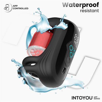 INTOYOU APP SERIES - TORKY COMPRESSING ROTATING MASTURBATOR WITH APP