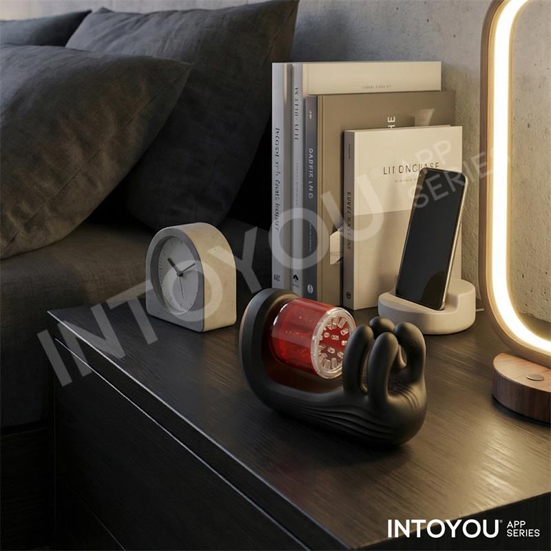 INTOYOU APP SERIES - TORKY COMPRESSING ROTATING MASTURBATOR WITH APP
