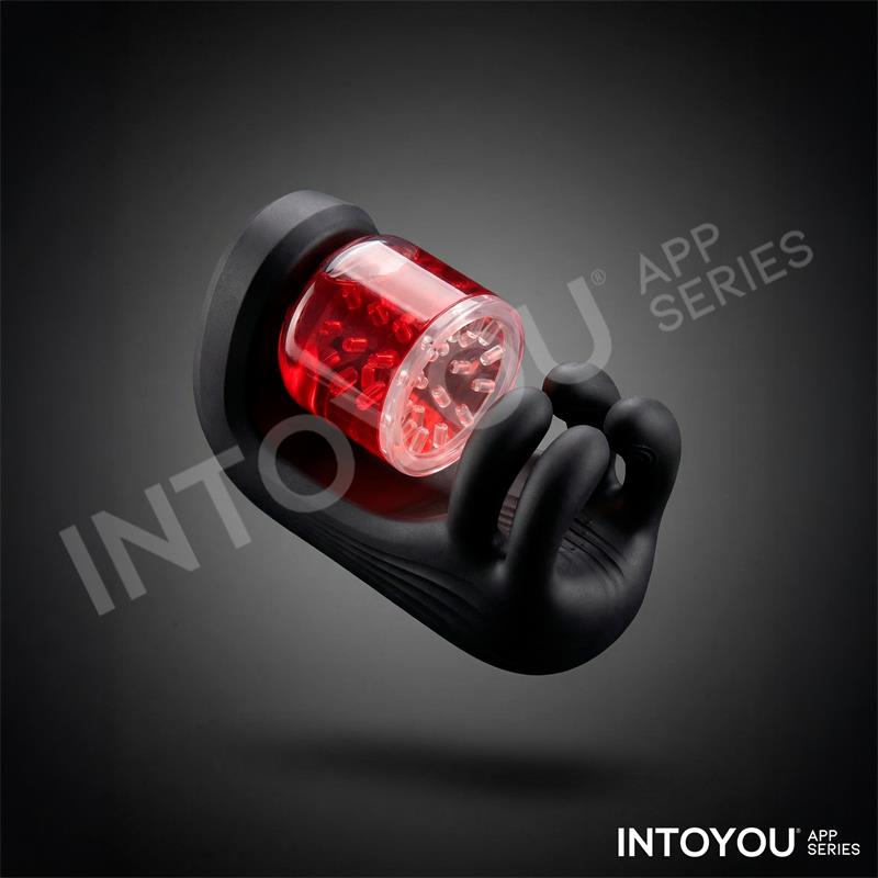 INTOYOU APP SERIES - TORKY COMPRESSING ROTATING MASTURBATOR WITH APP