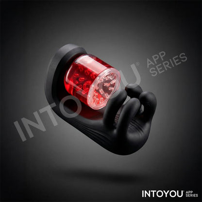 INTOYOU APP SERIES - TORKY COMPRESSING ROTATING MASTURBATOR WITH APP