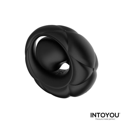 INTOYOU - TORUS VIBRATING RING WITH CLITORAL BALL AND REMOTE CONTROL USB