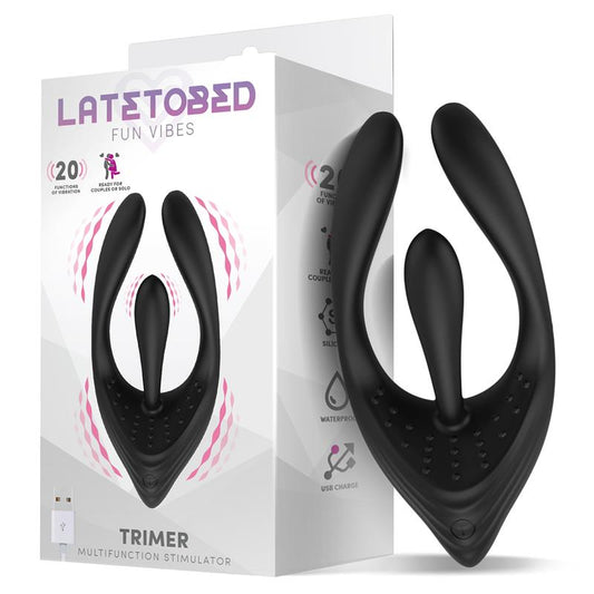 LATETOBED - TRIMER 3 MOTORS FLEXIBLE STIMULATOR USB SILICONE