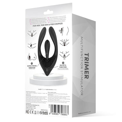 LATETOBED - TRIMER 3 MOTORS FLEXIBLE STIMULATOR USB SILICONE