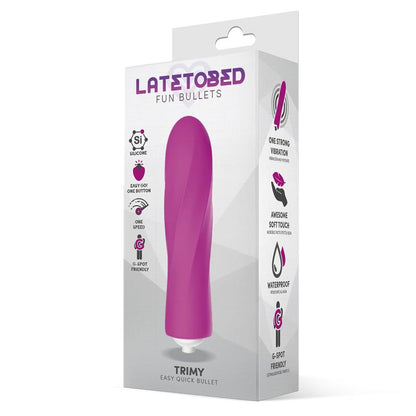 LATETOBED - TRIMY EASY QUICK VIBRATING BULLET SILICONE PINK