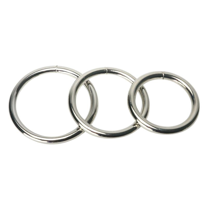 MASTER SERIES - TRINE SET OF 3 STEEL C-RING