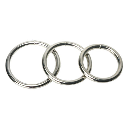 MASTER SERIES - TRINE SET OF 3 STEEL C-RING