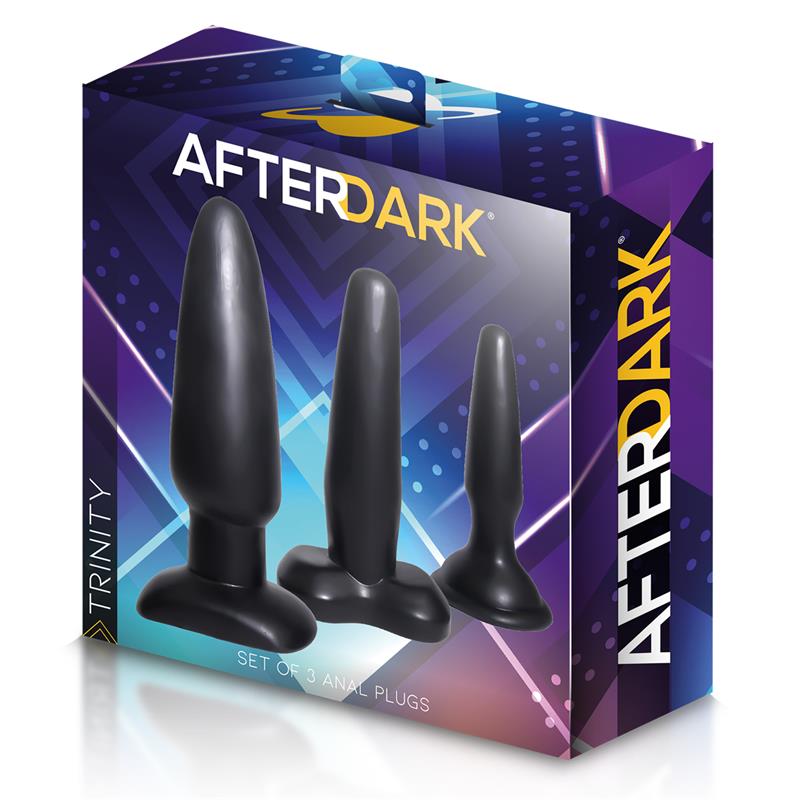 AFTERDARK - TRINITY SET OF 3 ANAL PLUGS