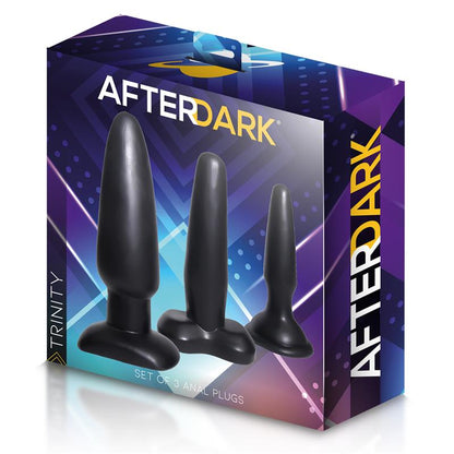 AFTERDARK - TRINITY SET OF 3 ANAL PLUGS
