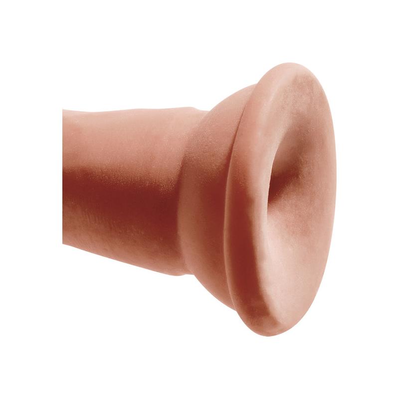 KING COCK - TRIPLE DENSITY DILDO 7 CARAMEL