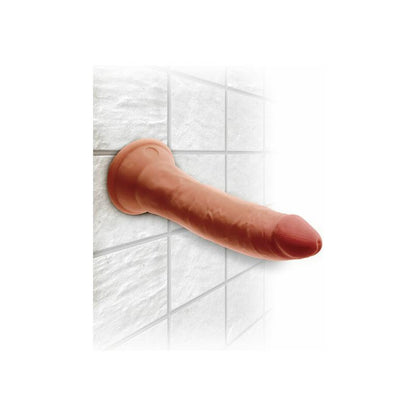 KING COCK - TRIPLE DENSITY DILDO 7 CARAMEL