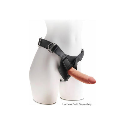 KING COCK - TRIPLE DENSITY DILDO 7 CARAMEL