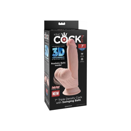KING COCK - TRIPLE DENSITY DILDO SWINGING BALLS 7