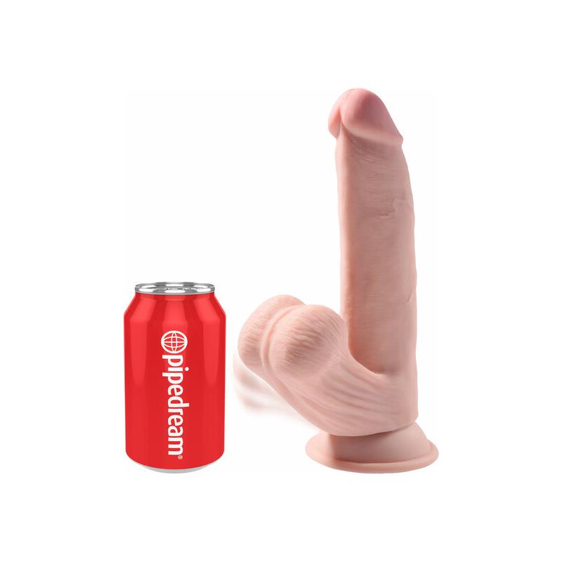 KING COCK - TRIPLE DENSITY DILDO SWINGING BALLS 8