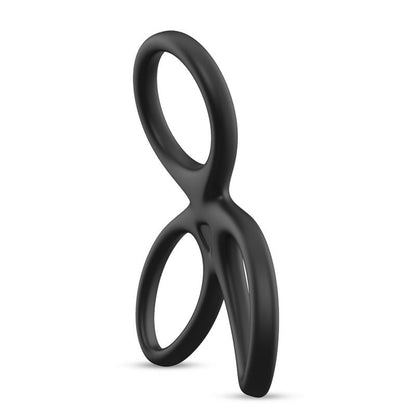 BEAST RINGS - TRIPLE PENIS AND TESTICLES RING LIQUID SILICONE