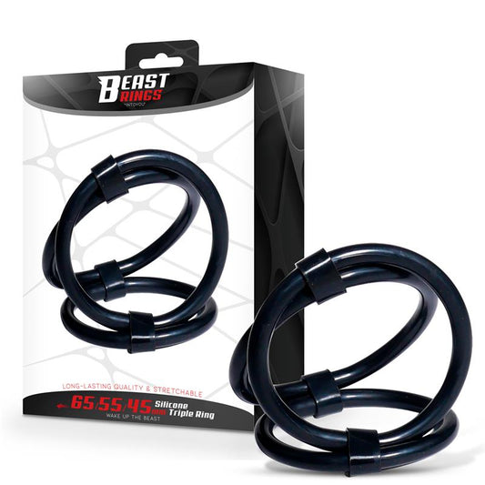 BEAST RINGS - TRIPLE RING SILICONE