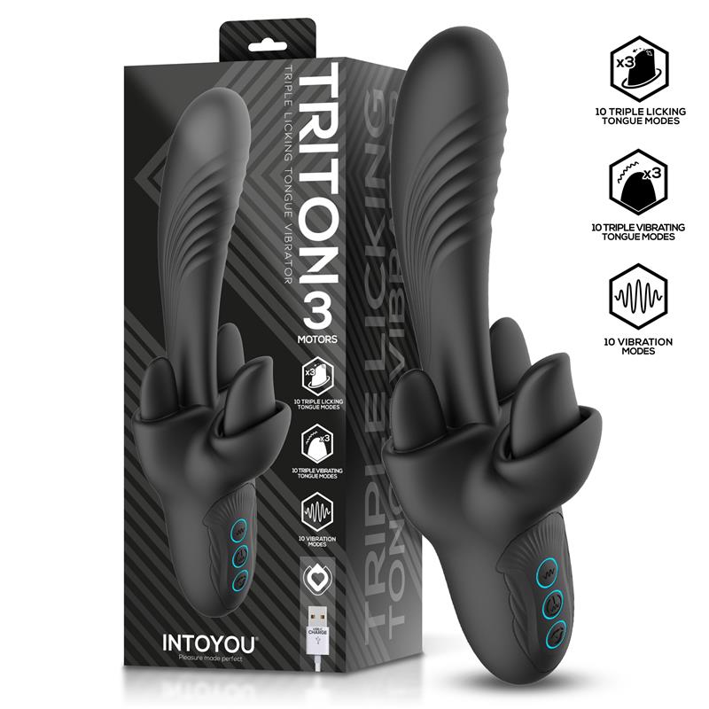 INTOYOU - TRITON TRIPLE LICKING TONGUE VIBRATOR