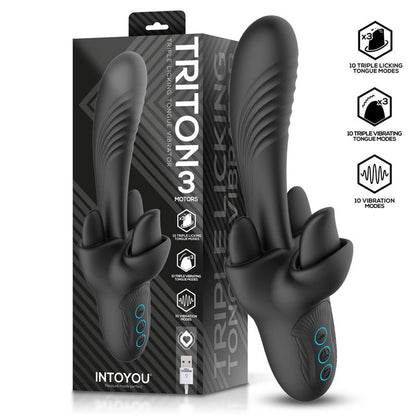 INTOYOU - TRITON TRIPLE LICKING TONGUE VIBRATOR