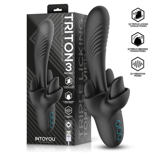 INTOYOU - TRITON TRIPLE LICKING TONGUE VIBRATOR