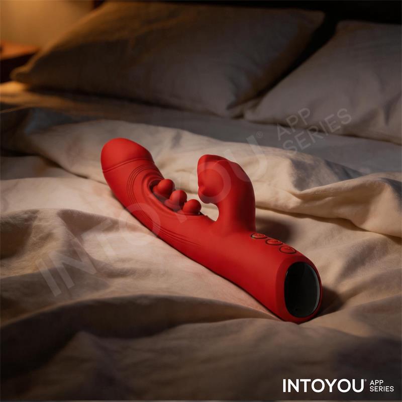 INTOYOU APP SERIES - TRIXY VIBRATOR WITH TAPPING, BITING AND APP