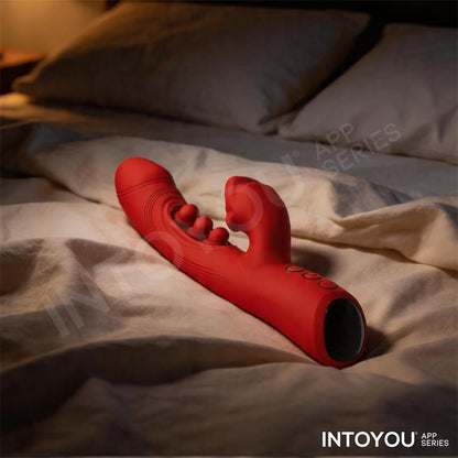 INTOYOU APP SERIES - TRIXY VIBRATOR WITH TAPPING, BITING AND APP