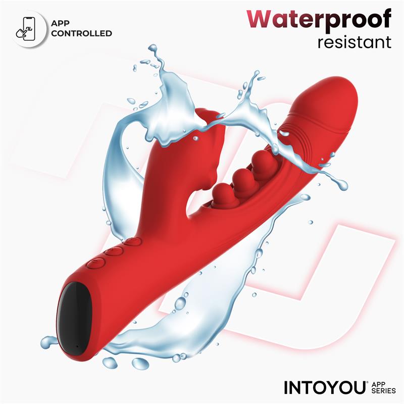INTOYOU APP SERIES - TRIXY VIBRATOR WITH TAPPING, BITING AND APP
