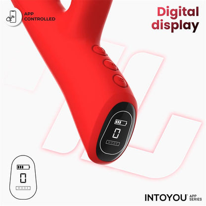 INTOYOU APP SERIES - TRIXY VIBRATOR WITH TAPPING, BITING AND APP