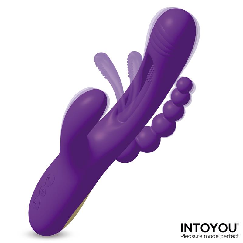 INTOYOU - TRIYA VIBE WITH FLIPPING TONGUE AND ANAL BEADS