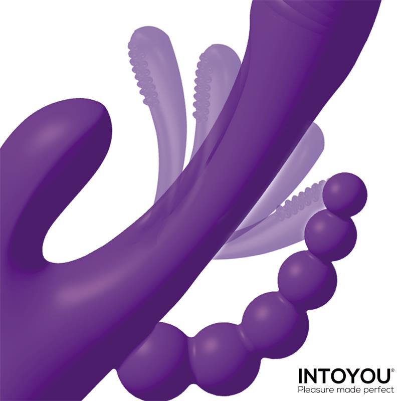 INTOYOU - TRIYA VIBE WITH FLIPPING TONGUE AND ANAL BEADS