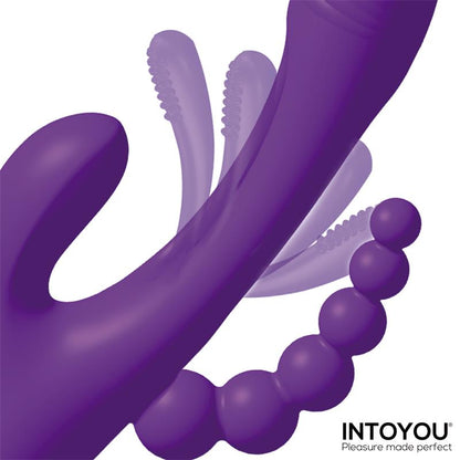 INTOYOU - TRIYA VIBE WITH FLIPPING TONGUE AND ANAL BEADS