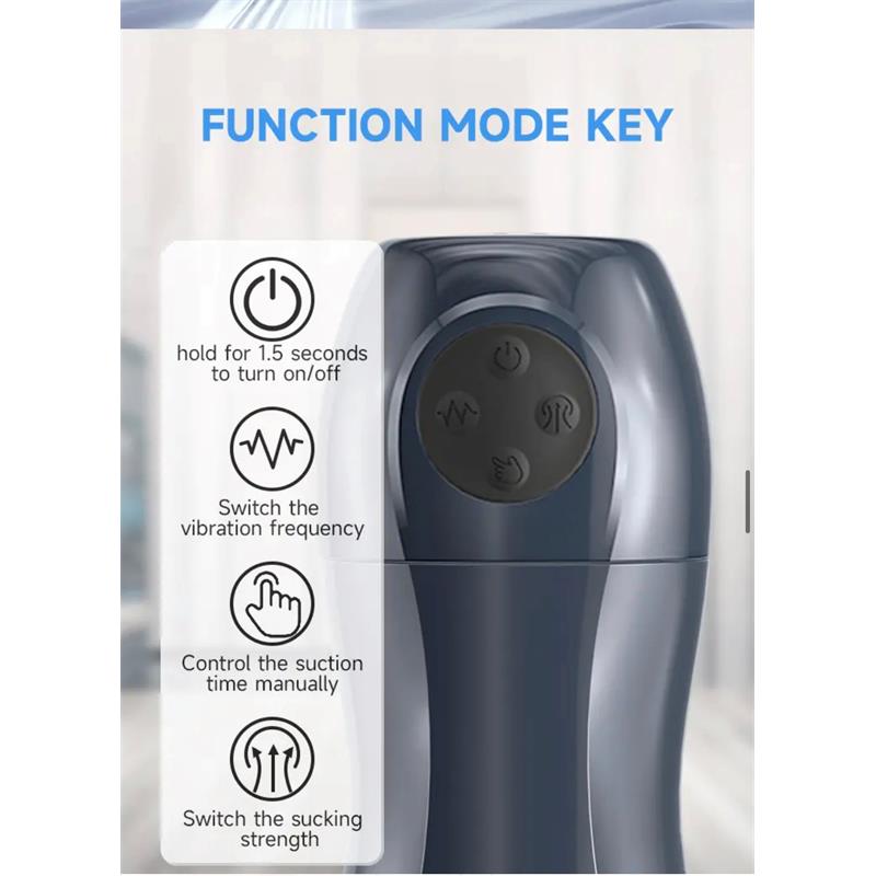 TARDENOCHE - TRONIK 2.0 SUCKING AND VIBRATING MASTURBATOR USB