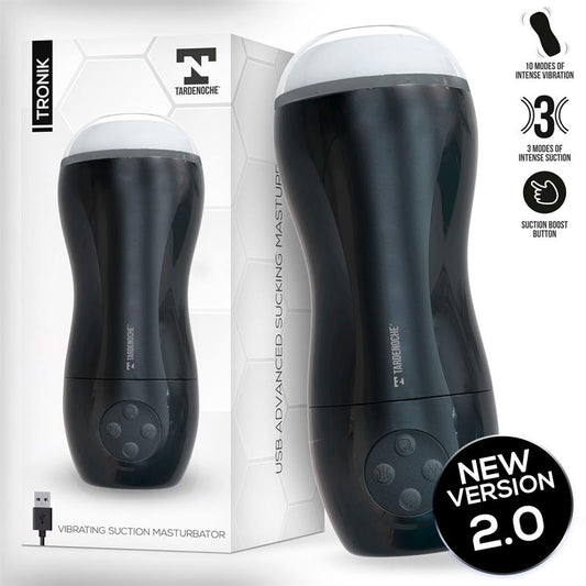 TARDENOCHE - TRONIK 2.0 SUCKING AND VIBRATING MASTURBATOR USB