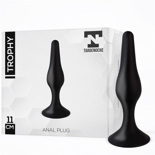 TARDENOCHE - TROPHY ANAL PLUG 11 CM SILICONE BLACK