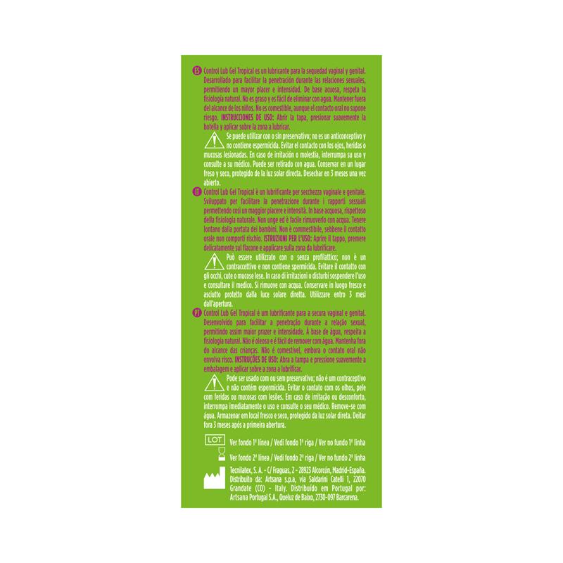CONTROL - TROPICAL LUBRICANT 75 ML
