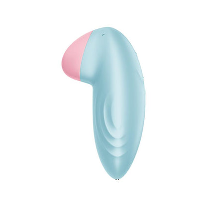 SATISFYER - TROPICAL TIP WITH APP SATISFYER CONNECT LIGHT BLUE