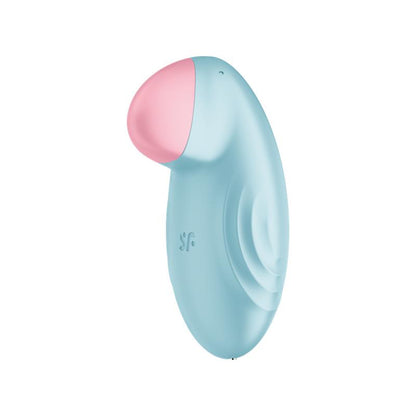 SATISFYER - TROPICAL TIP WITH APP SATISFYER CONNECT LIGHT BLUE